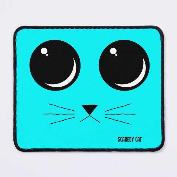 Item preview, Scaredy Cat Face - Black Eyes designed and sold by KaijuCats.