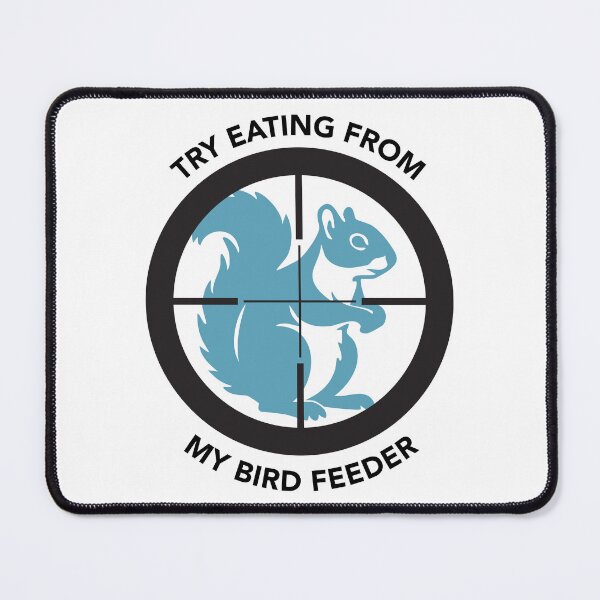 Item preview, Bird Feeder Bandit Squirrel Target designed and sold by BlueSkyTheory.