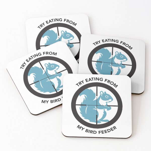 Item preview, Bird Feeder Bandit Squirrel Target designed and sold by BlueSkyTheory.