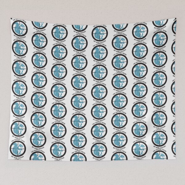 Item preview, Bird Feeder Bandit Squirrel Target designed and sold by BlueSkyTheory.
