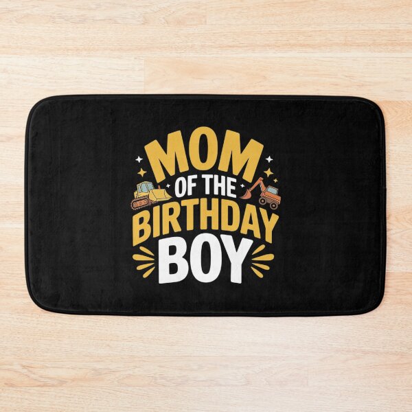 Item preview, Mom of the Birthday Boy Construction Worker Bday Party T  designed and sold by KonstanKoraner.