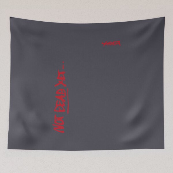 Item preview, NOT DEAD YET! - Megalo Box Joe's Tagline Graphic designed and sold by MrGlayga.