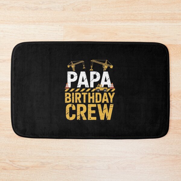 Item preview, Papa Birthday Crew Construction Family Birthday Party  designed and sold by EllinoKlemo.
