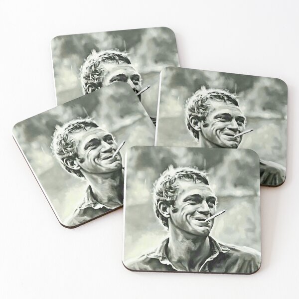 Item preview, Steve McQueen - Classic Grin & Rebel Cool (Vintage Style) designed and sold by Art's Diner.