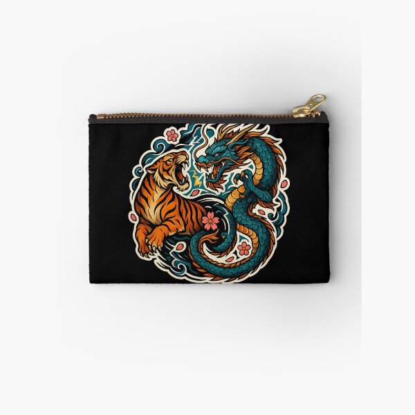Item preview, Tiger vs Dragon Eternal Duel | Neo-Traditional Tattoo Art designed and sold by uNORTHODOX72.