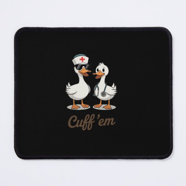 Item preview, Cuff 'Em Goose Nurse Funny Silly Goose ER Nurse designed and sold by estellaken.