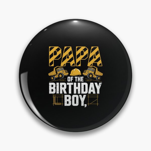 Item preview, Papa Of The Birthday Boy Construction Worker Birthday  designed and sold by EllinoKlemo.