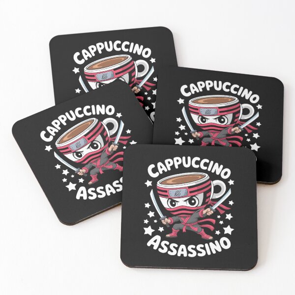 Item preview, Cappuccino-Assassino Italian-Brainrot Coffee Assassin Meme designed and sold by AmparoBoyle.