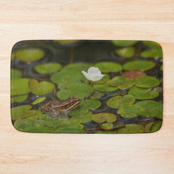 Item preview, A little frog on the lotus leaves designed and sold by Production Art Manon Meilleur.