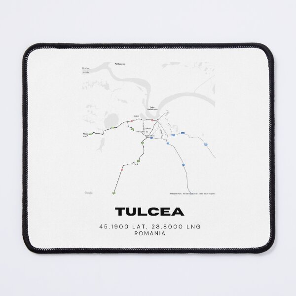 Item preview, Tulcea Romania Minimalist Map Artwork designed and sold by RM-Journey.