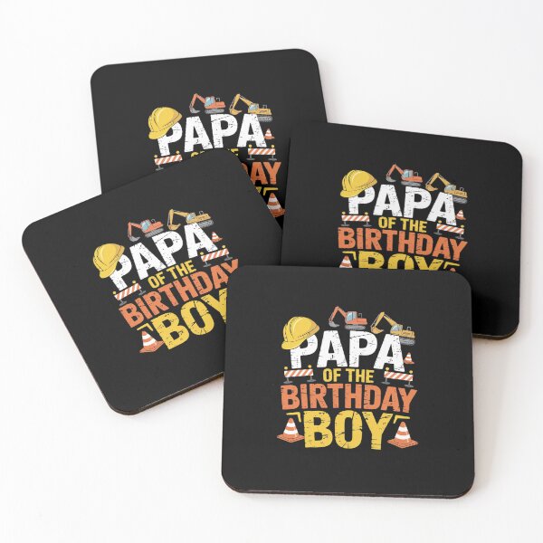 Item preview, Papa Of The Birthday Boy Kid Construction Matching Family  designed and sold by KonstanKoraner.
