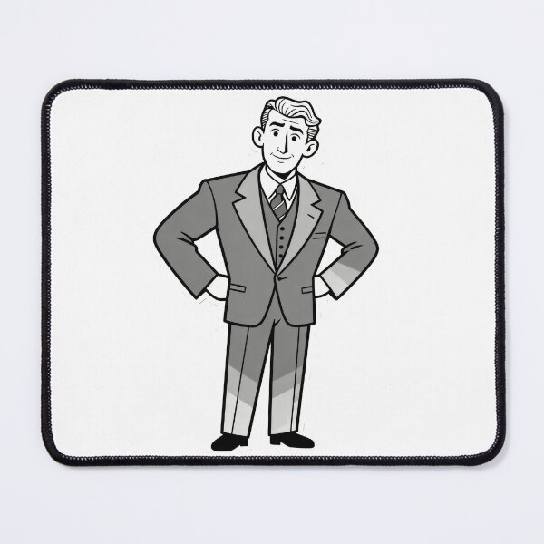 Item preview, A Wonderful Cartoon Life (Bedford Falls Cuties) - George Bailey designed and sold by CleverCulture.