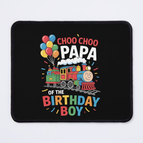 Item preview, Papa of the Birthday Boy Train Toys Theme Party  designed and sold by EllinoKlemo.