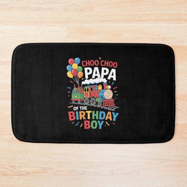 Item preview, Papa of the Birthday Boy Train Toys Theme Party  designed and sold by EllinoKlemo.