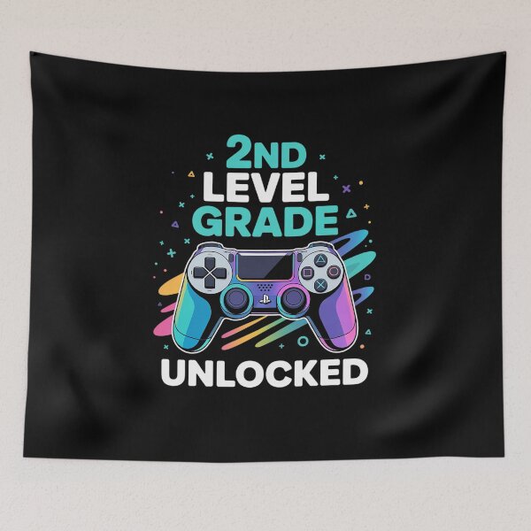 Item preview, Back To School 2nd Grade Level Unlocked Gamer Kids Boys designed and sold by HaileyRobel.