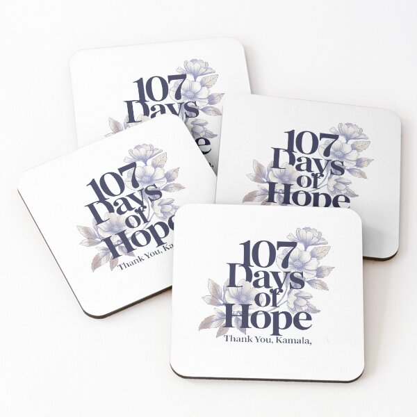 Item preview, 107 Days of Hope Thank You Kamala 107 Days Kamala Harris designed and sold by DrewLeuschke.