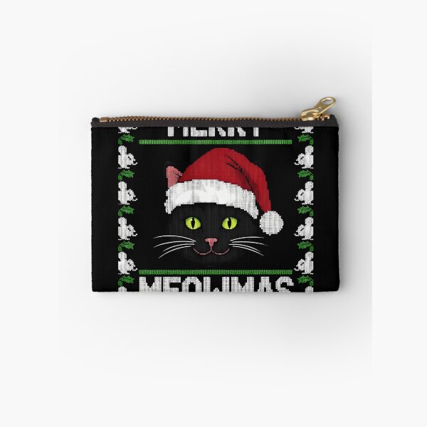 Item preview, Black Cat merry Meowmas ugly christmas sweater 2025 designed and sold by VividDripCo.