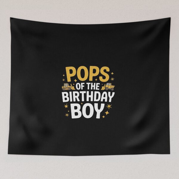 Item preview, Pops of the Birthday Boy Construction Worker Bday Party2  designed and sold by EllinoKlemo.