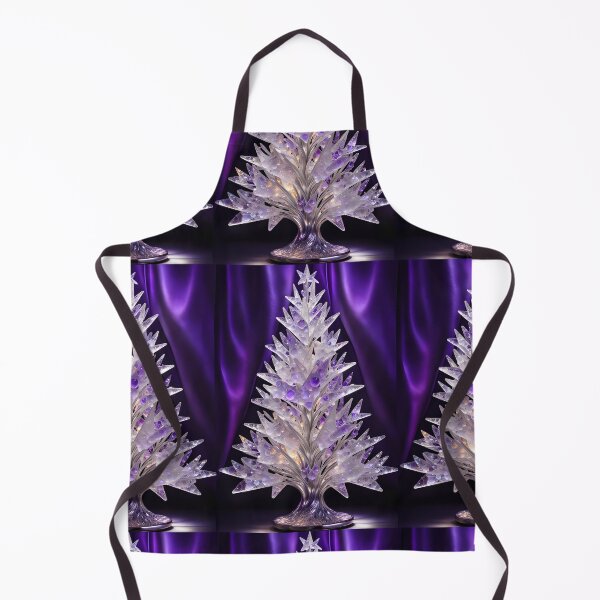 Item preview, SEASONS GREETING CHRISTMAS TREE Purple Amethyst Sapphire Stained Glass Art Print on Demand ~Winter Wonderland Party Decoration~Birthday Gift~Favor designed and sold by Spinning Plates 360.