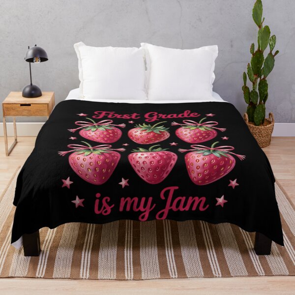 Item preview, First Grade is My Jam Strawberry First Grade Teacher Women designed and sold by MinaReinger.