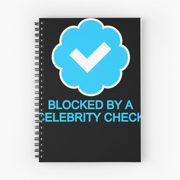 Item preview, Blocked-By-A-Celebrity-Check designed and sold by MarkusFillgert.