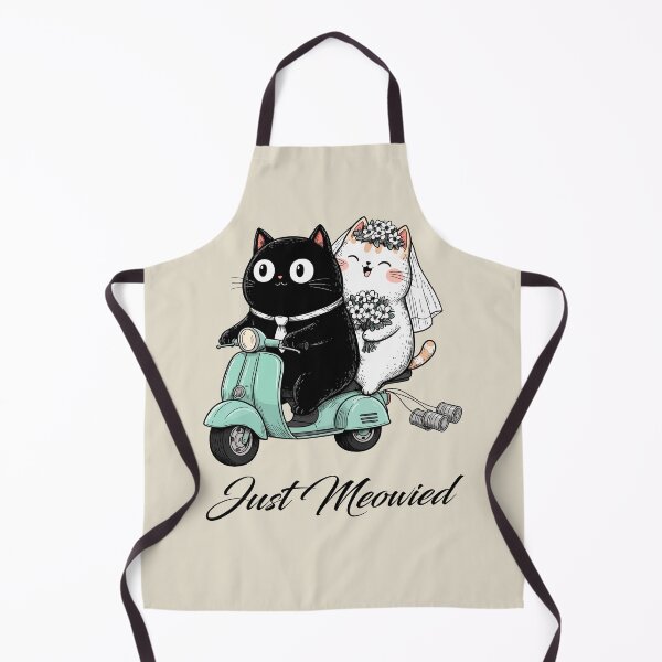 Item preview, Just Married Cats, A Vintage Scooter designed and sold by OrenjiArtShop.