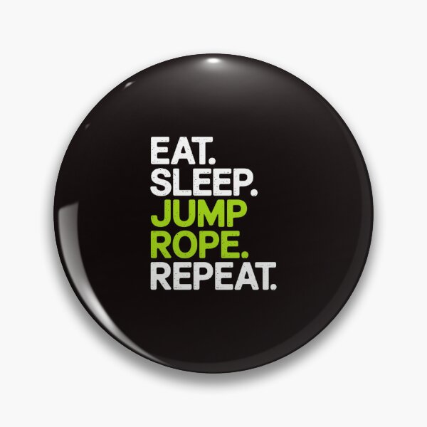 Item preview, Eat Sleep Jump Rope Repeat Roping Jumping Skipping designed and sold by RopboxRone.