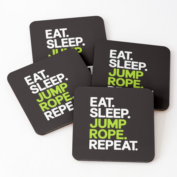 Item preview, Eat Sleep Jump Rope Repeat Roping Jumping Skipping designed and sold by RopboxRone.
