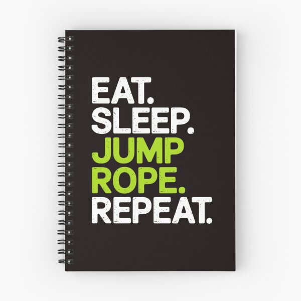 Item preview, Eat Sleep Jump Rope Repeat Roping Jumping Skipping designed and sold by RopboxRone.
