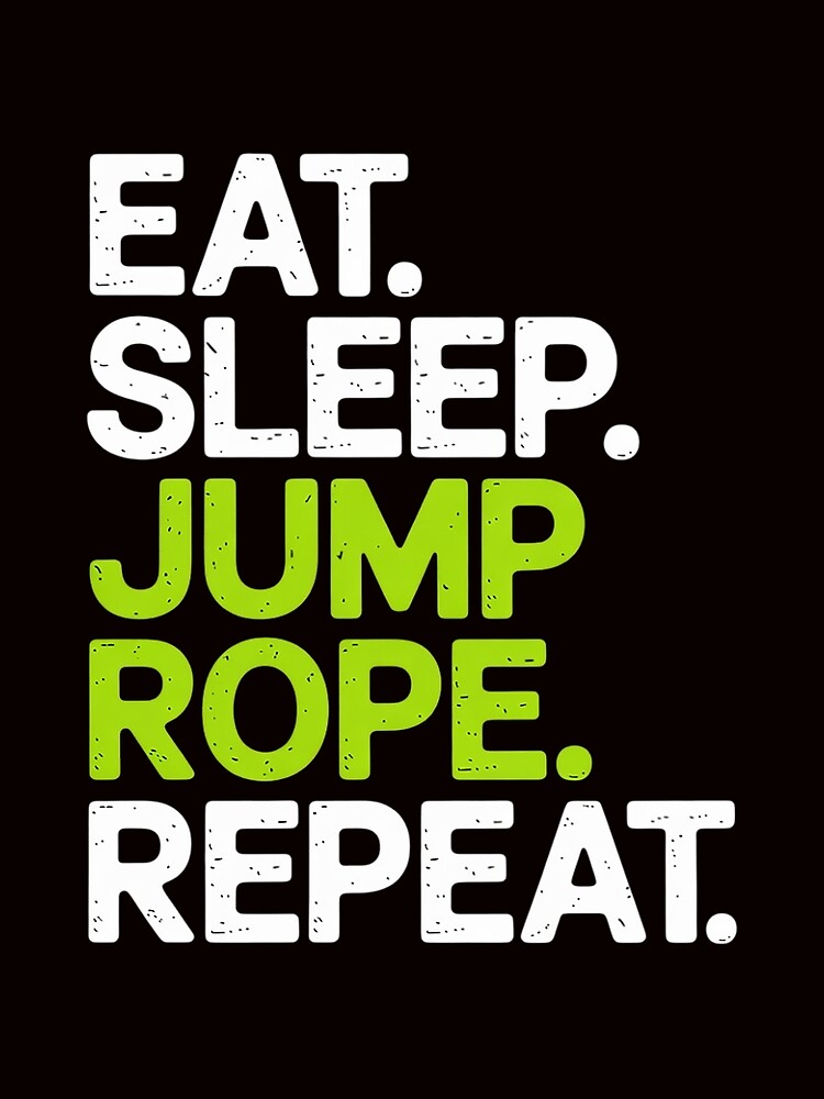 Thumbnail 3 of 3, Scarf, Eat Sleep Jump Rope Repeat Roping Jumping Skipping designed and sold by RopboxRone.