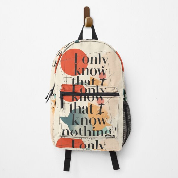Item preview, "I only know that I know nothing" Socrates sentence designed and sold by Filologica.