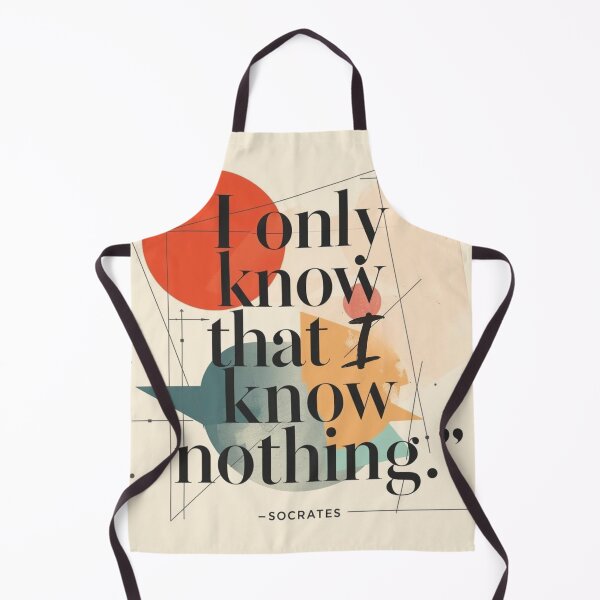 Item preview, "I only know that I know nothing" Socrates sentence designed and sold by Filologica.