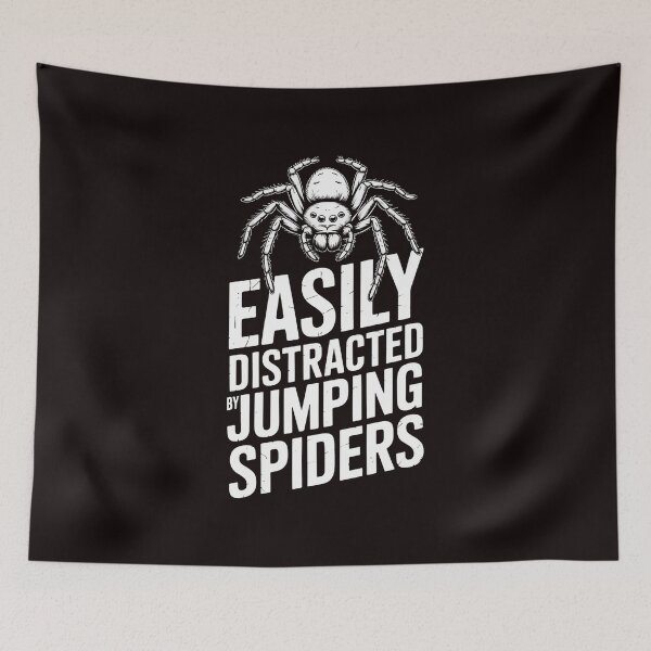 Item preview, Easily Distracted By Jumping Spiders, Spider Lover designed and sold by RopboxRone.