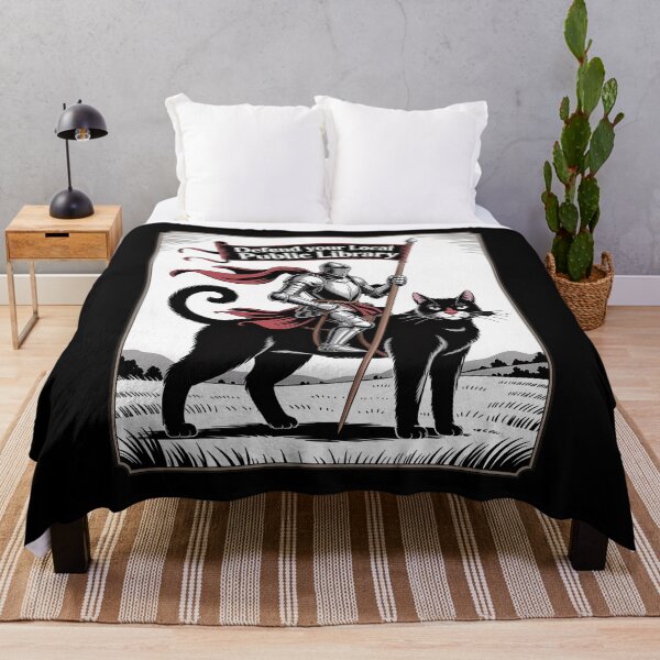 Item preview, Defend Your Local Public Library Funny Knight Cat  designed and sold by HaileyRobel.
