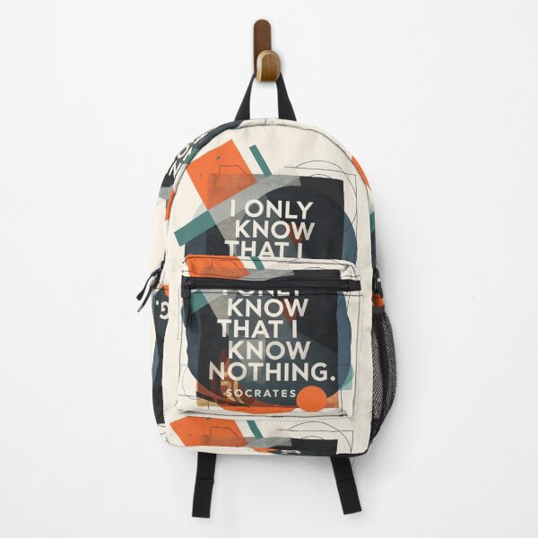 Item preview, "I only know that I know nothing" Socrates sentence designed and sold by Filologica.