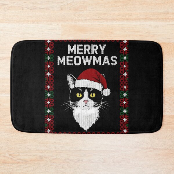 Item preview, Tuxedo Cat merry Meowmas ugly christmas sweater 2025 designed and sold by VividDripCo.