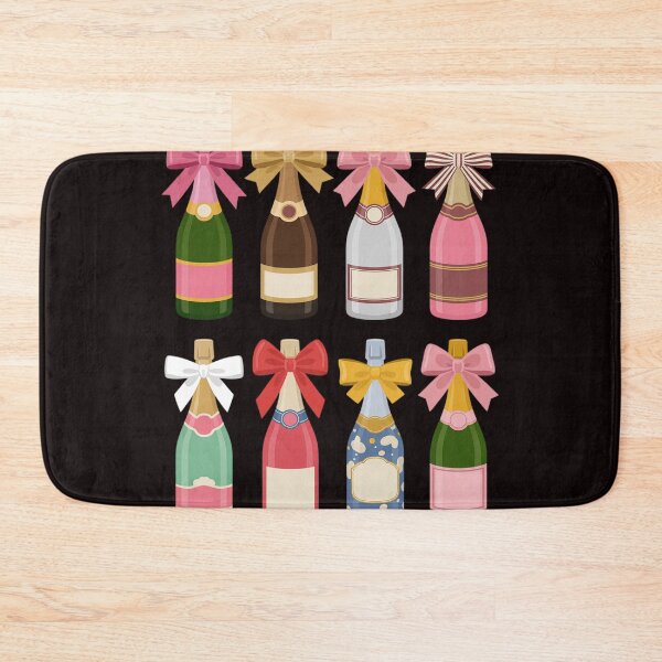 Item preview, Christmas Champagne Cool Glass Coquette Bottle designed and sold by RopboxRone.