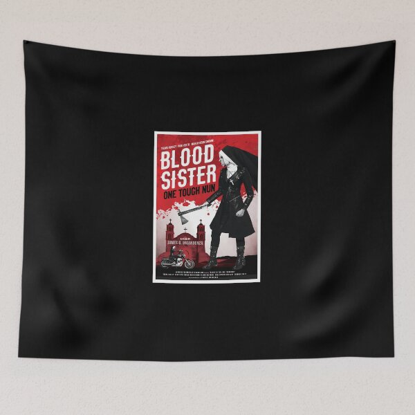 Item preview, Blood-Sister-One-Tough-Nun-Movie-Poster---Infinite-Jest---David-Foster-Wallace designed and sold by SilkeBecker.