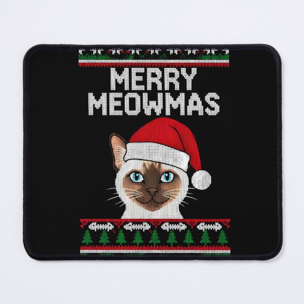 Item preview, Siamese Cat merry Meowmas ugly christmas sweater 2025 designed and sold by VividDripCo.