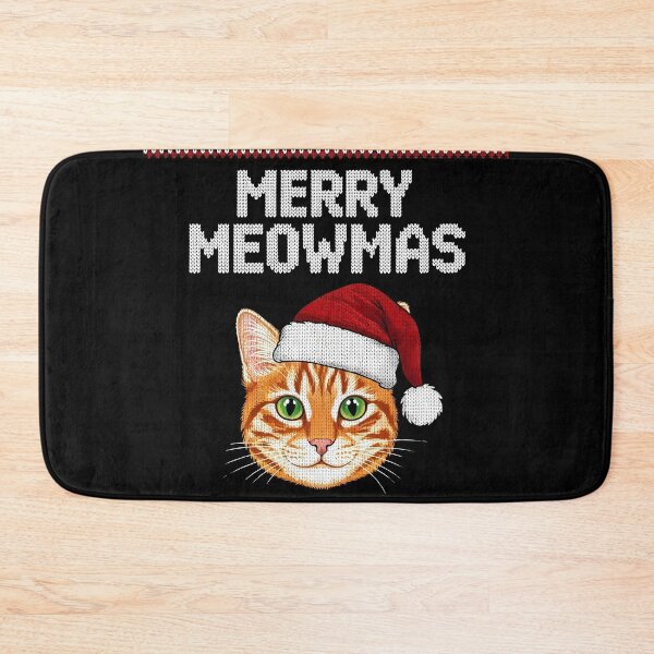 Item preview, Orange Tabby cat merry Meowmas ugly christmas sweater 2025 designed and sold by VividDripCo.