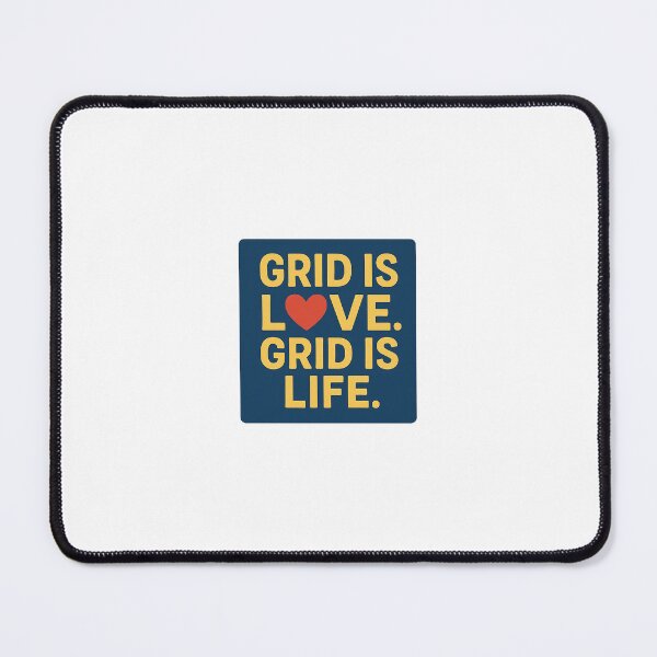 Item preview, Grid is Love. Grid is Life designed and sold by Programming Jokes.