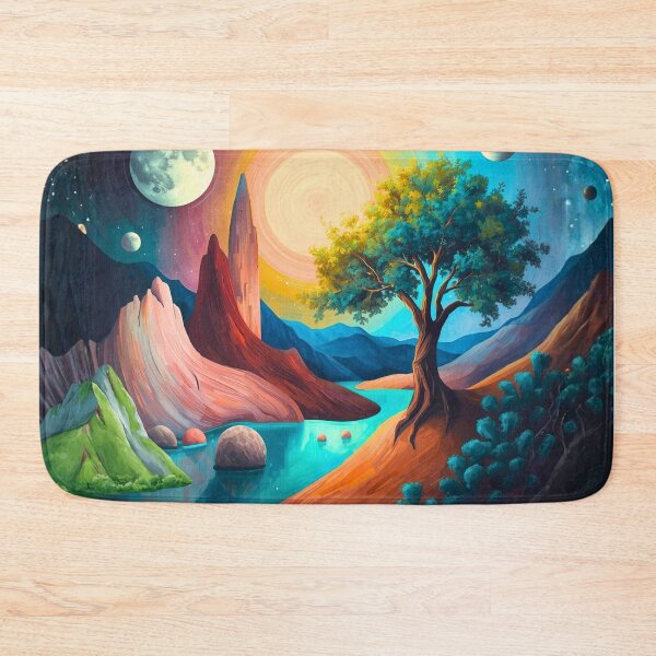 Item preview,  Landscape Tree Modern Bright Art designed and sold by Modern-Tropical.