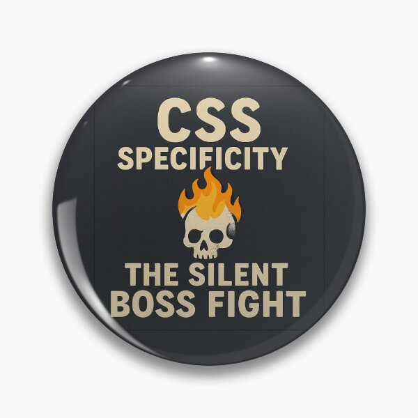 Item preview, CSS Specificity: The Silent Boss Fight designed and sold by Programming Jokes.