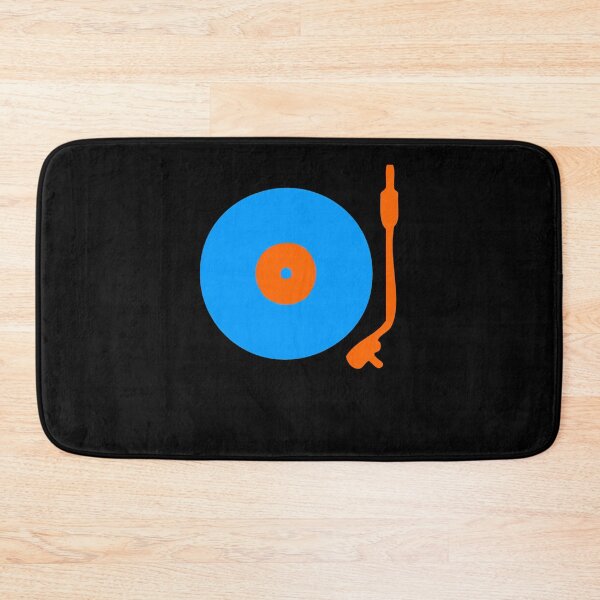 Item preview, Blue-Orange-Vinyl-Record-Turntable designed and sold by MelanieTilemann.