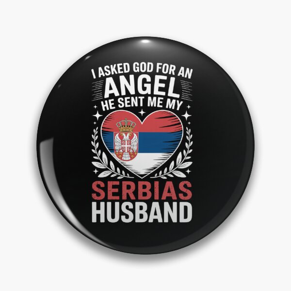 Item preview, Funny Smartass Serbian Husband Serbia Flag Spouses  designed and sold by TiredPack.