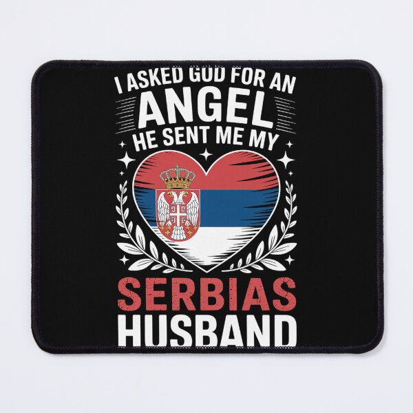 Item preview, Funny Smartass Serbian Husband Serbia Flag Spouses designed and sold by TiredPack.