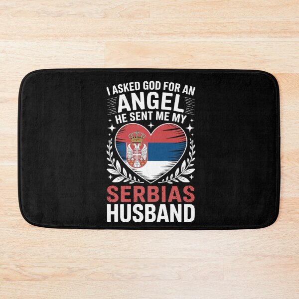 Item preview, Funny Smartass Serbian Husband Serbia Flag Spouses  designed and sold by TiredPack.