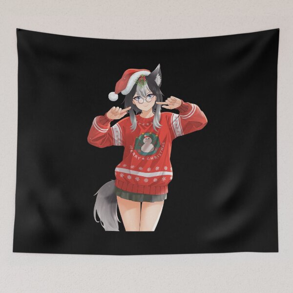 Item preview, Anime Kawaii Christmas Manga Otaku Xmas Waifus - Zero Two designed and sold by NewFor1Art.