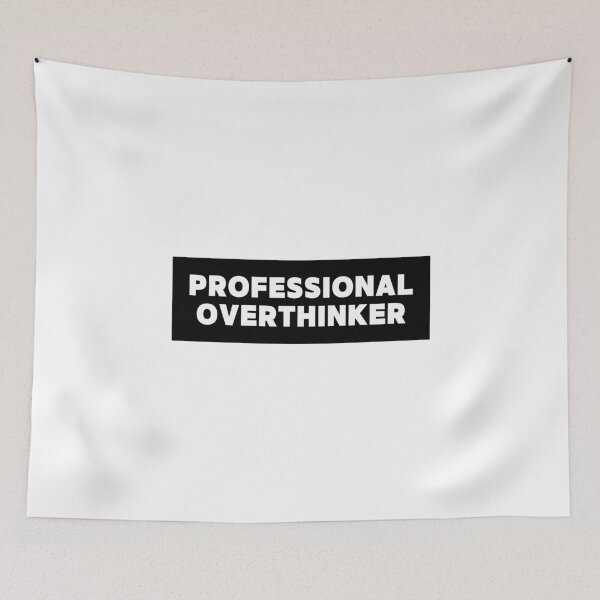 Item preview, Professional Overthinker Label designed and sold by ureggie.