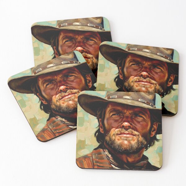 Item preview, Clint Eastwood - Man With No Name Oil Painting designed and sold by Art's Diner.